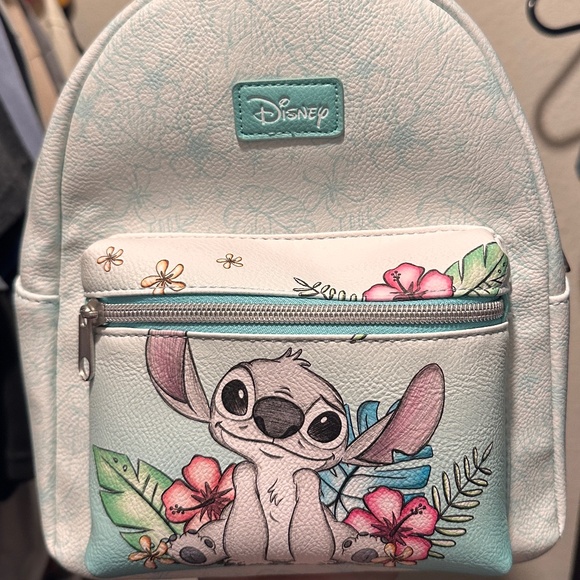 Loungefly Handbags - Disney Loungefly Stitch Floral Backpack